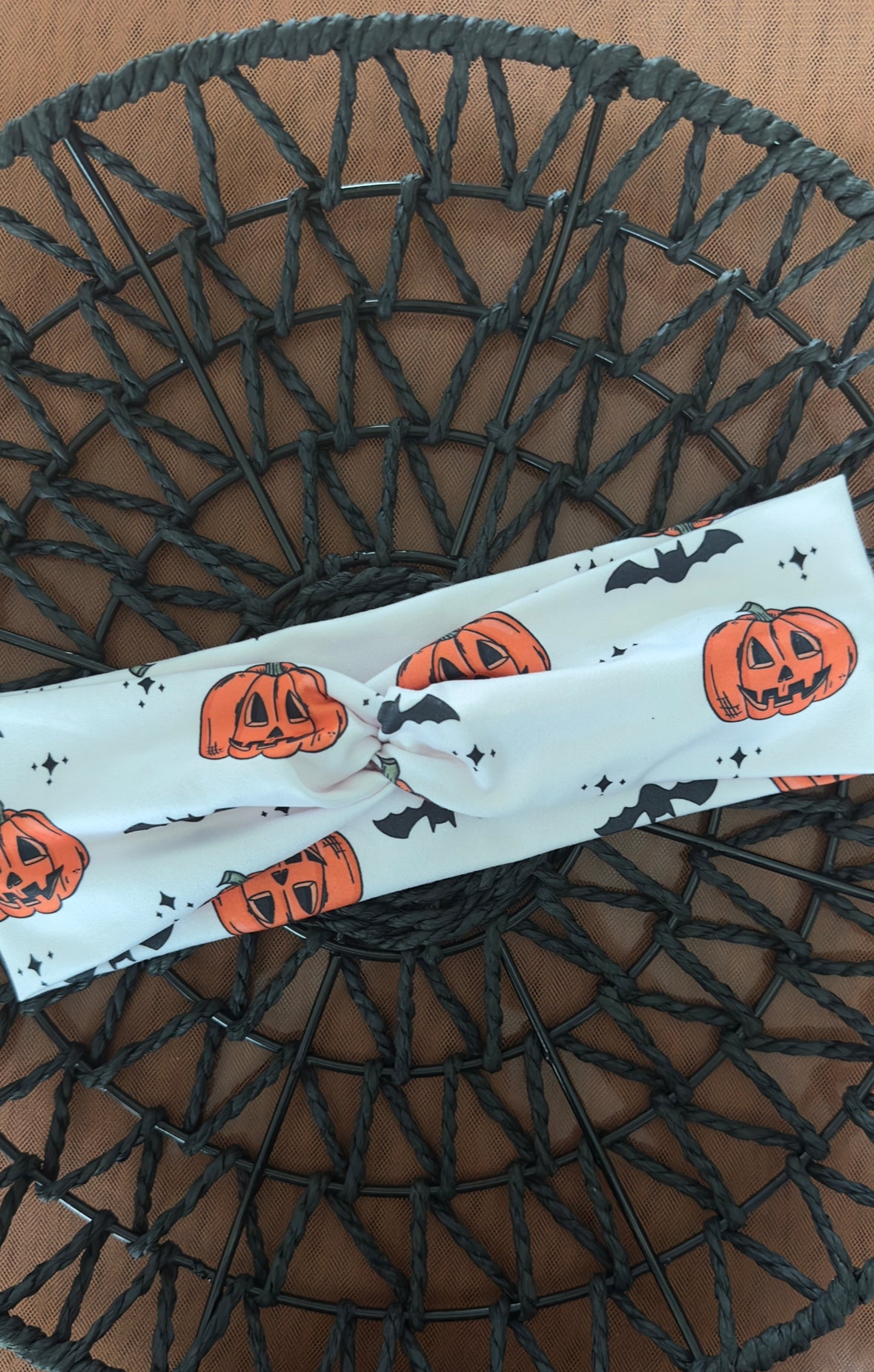 Pumpkins bats and stars headband