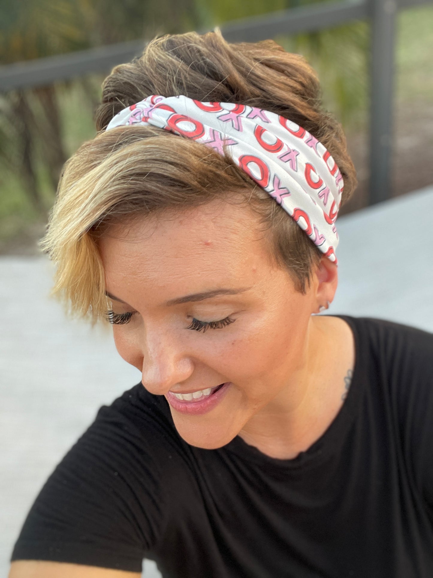 XOXO valentines headband