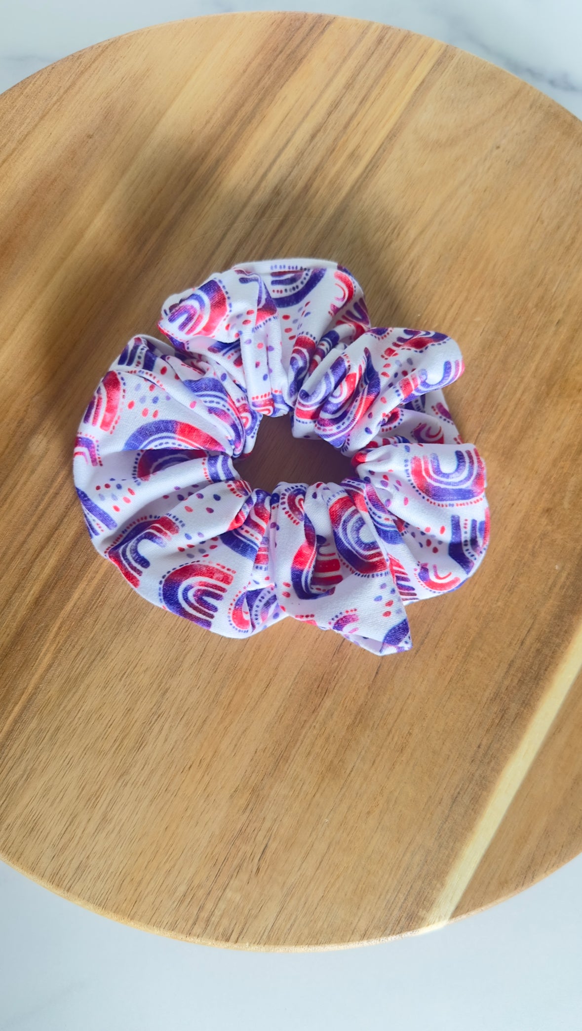 Americana scrunchies